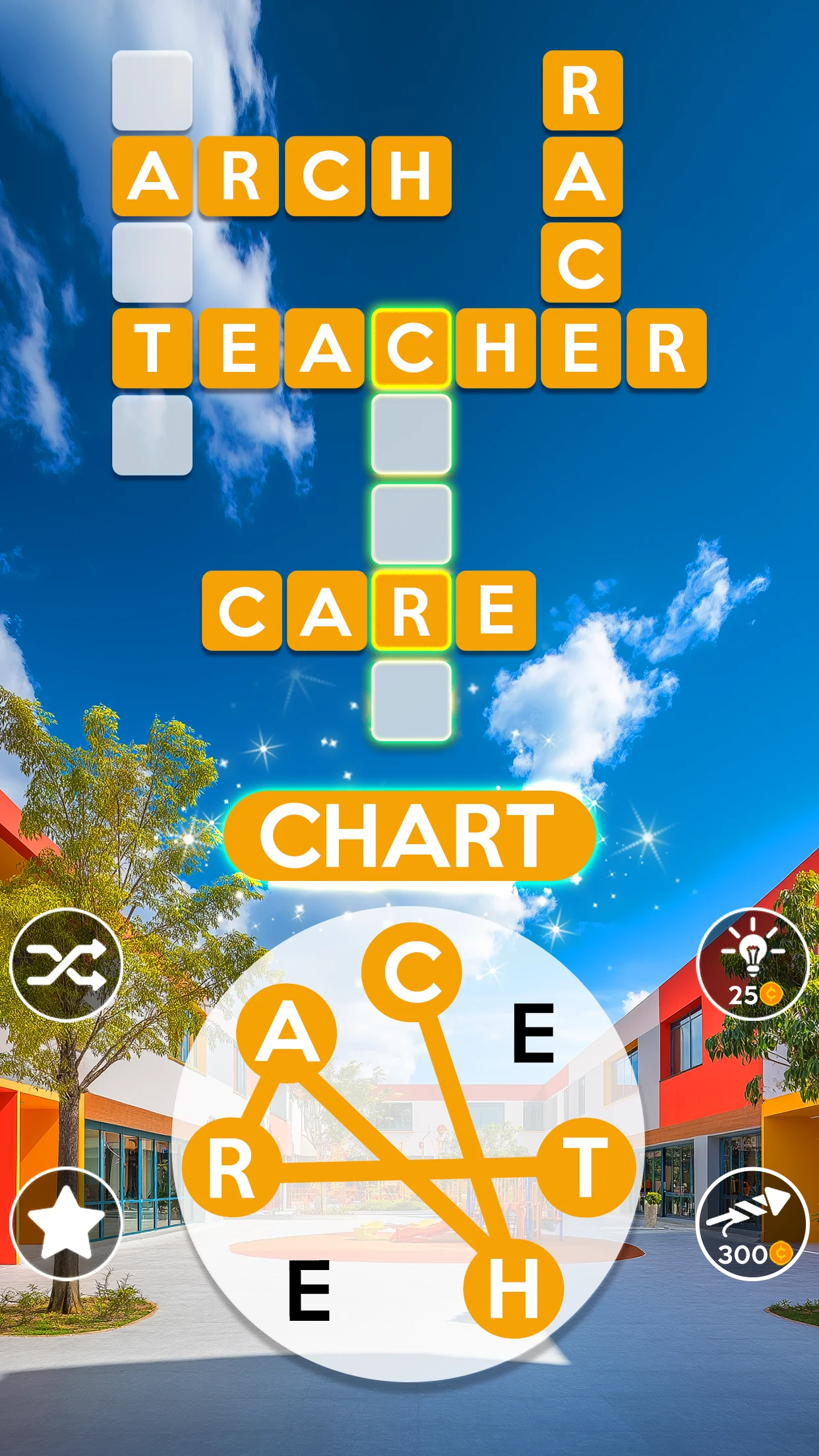 Wordscapes: Word puzzle game screenshot